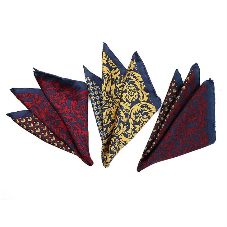 4 Luxury Pocket Squares(001)